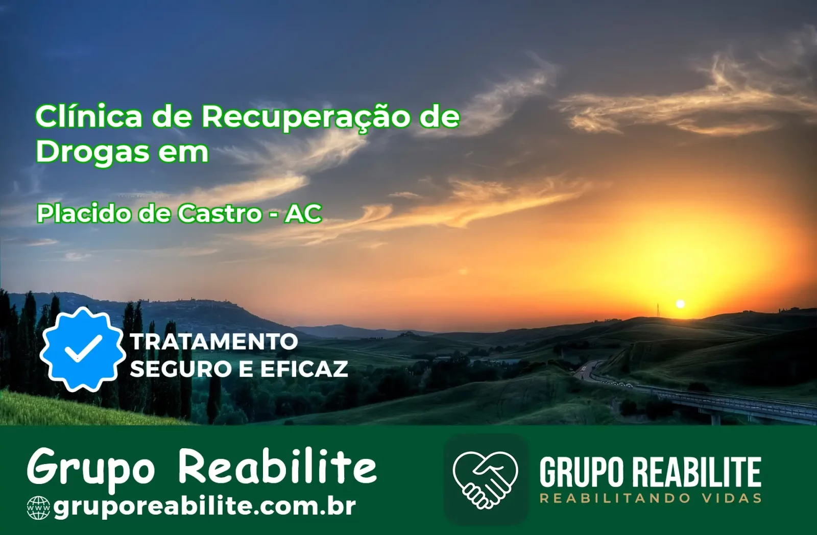 🚨 Clínica de Recuperação de Drogas em Plácido de Castro - AC