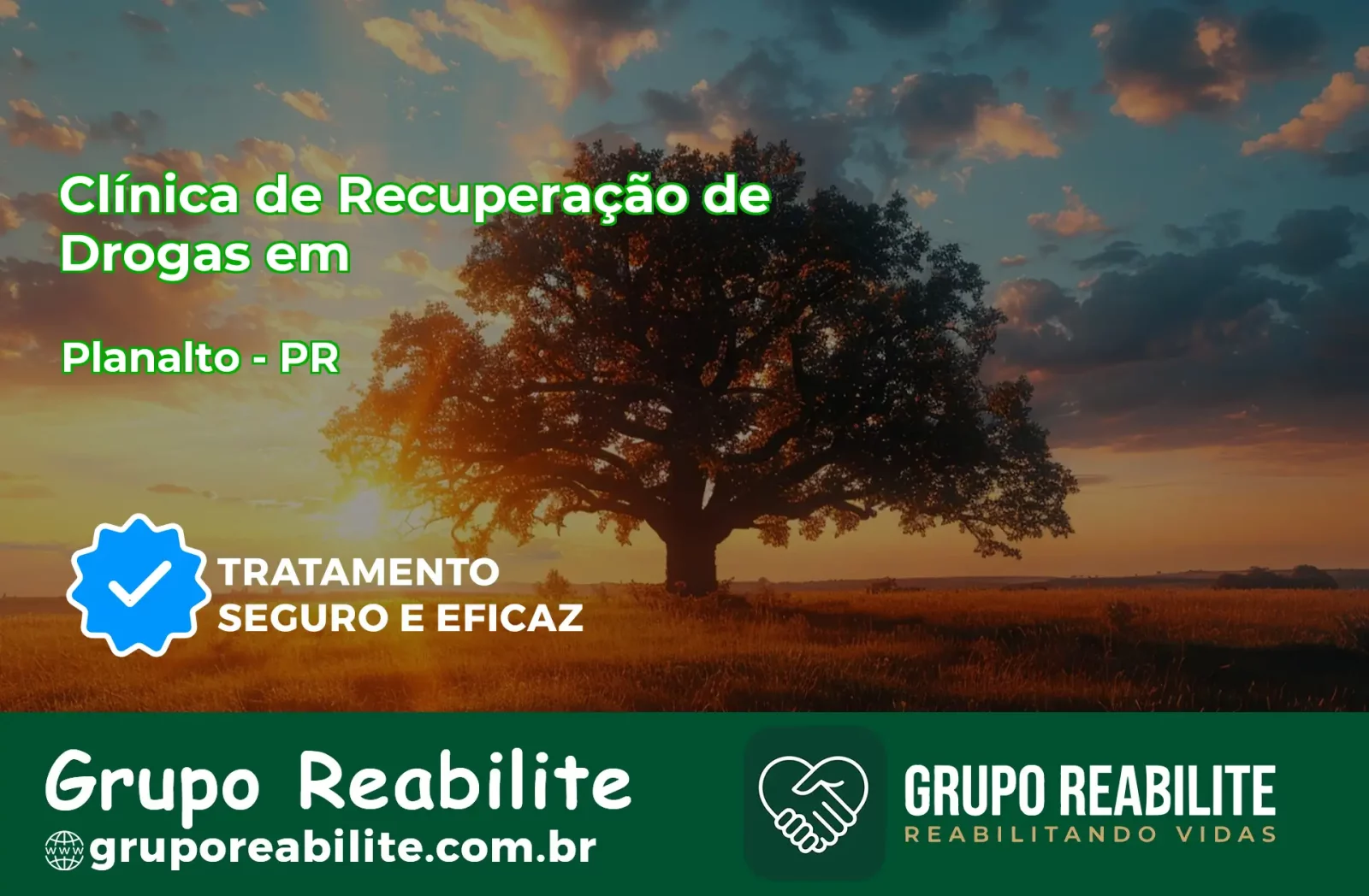 🚨 Clínica de Recuperação de Drogas em Planalto - PR