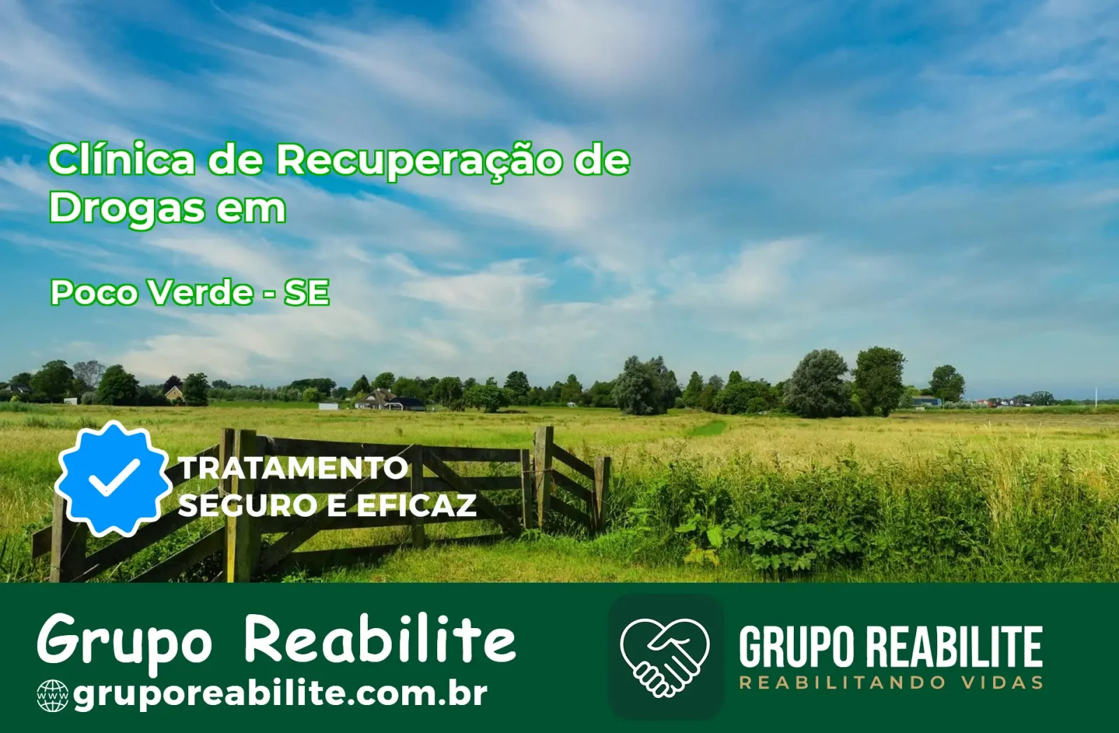 🚨 Clínica de Recuperação de Drogas em Poço Verde - SE