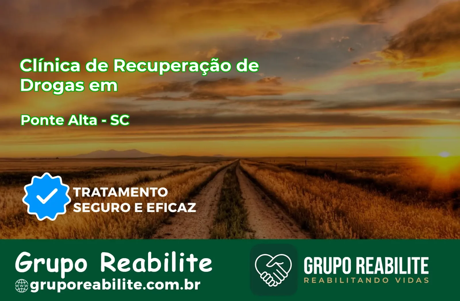 🚨 Clínica de Recuperação de Drogas em Ponte Alta - SC