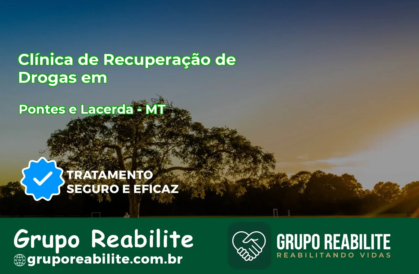 🚨 Clínica de Recuperação de Drogas em Pontes e Lacerda - MT