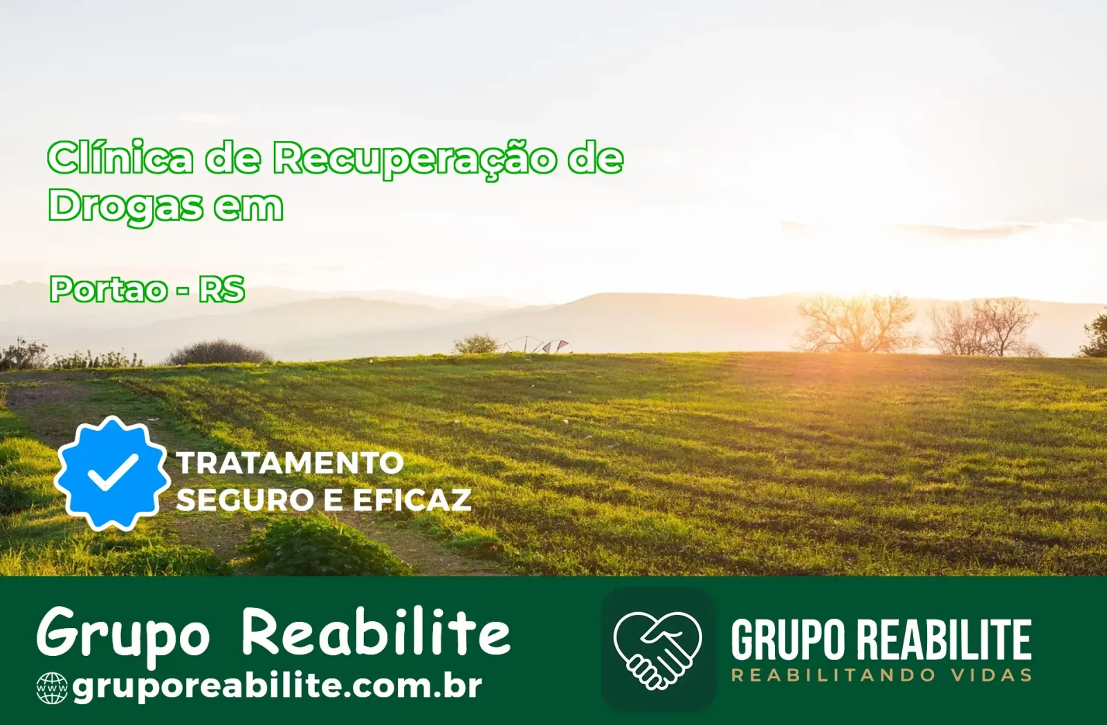🚨 Clínica de Recuperação de Drogas em Portão - RS