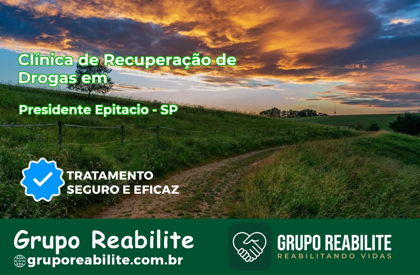 🚨 Clínica de Recuperação de Drogas em Presidente Epitácio - SP