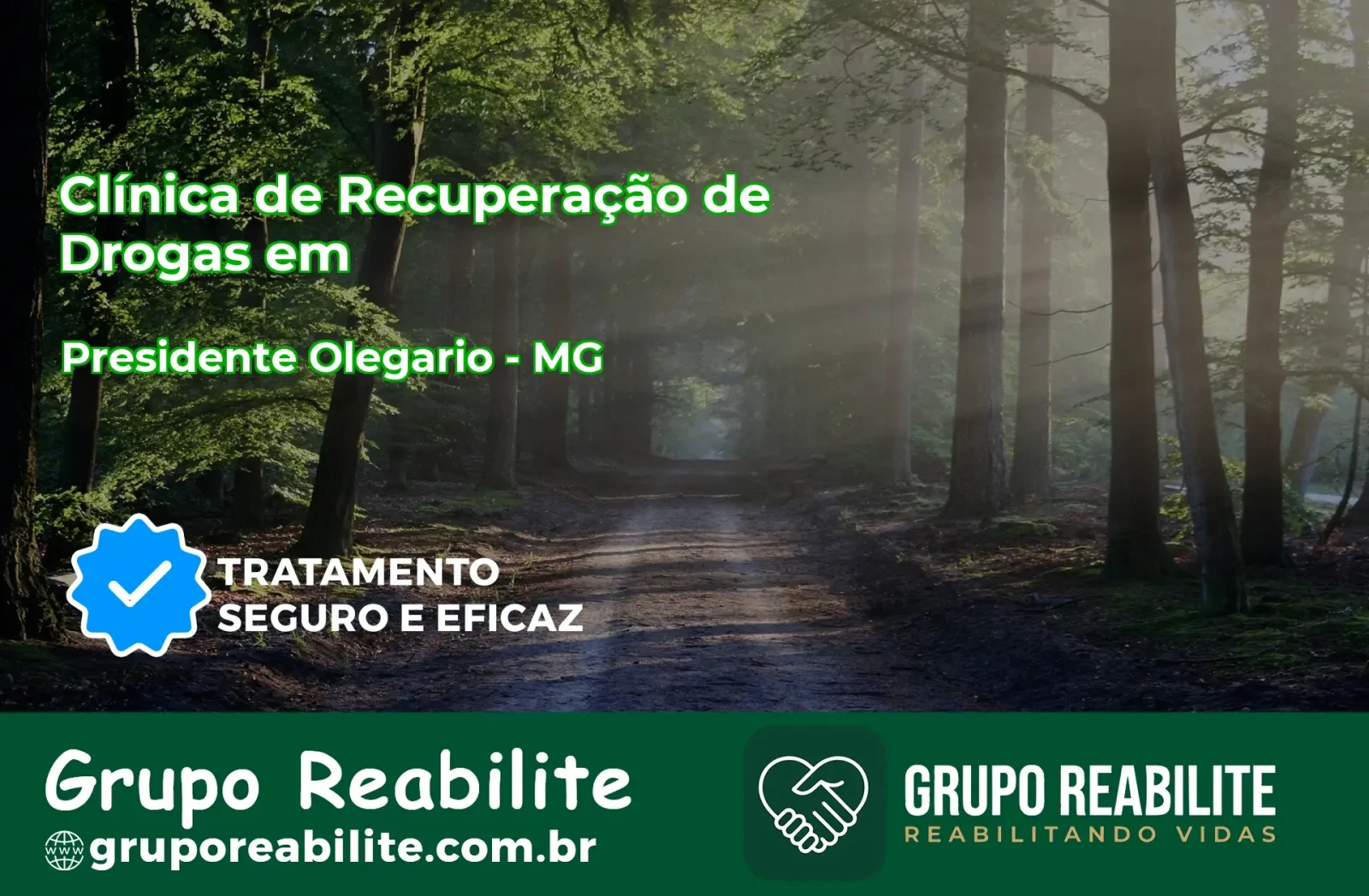 🚨 Clínica de Recuperação de Drogas em Presidente Olegário - MG