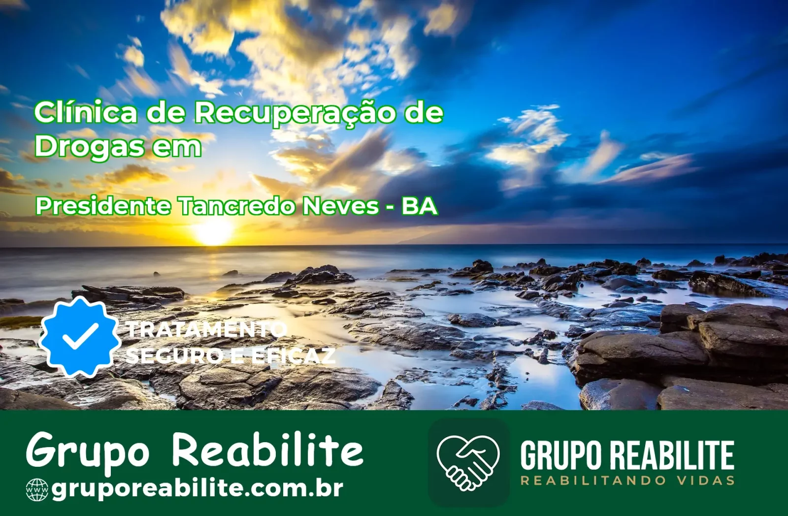 🚨 Clínica de Recuperação de Drogas em Presidente Tancredo Neves - BA