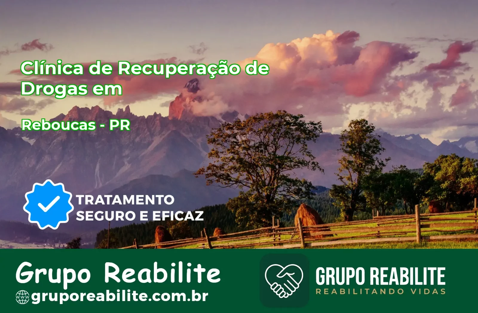 🚨 Clínica de Recuperação de Drogas em Rebouças - PR