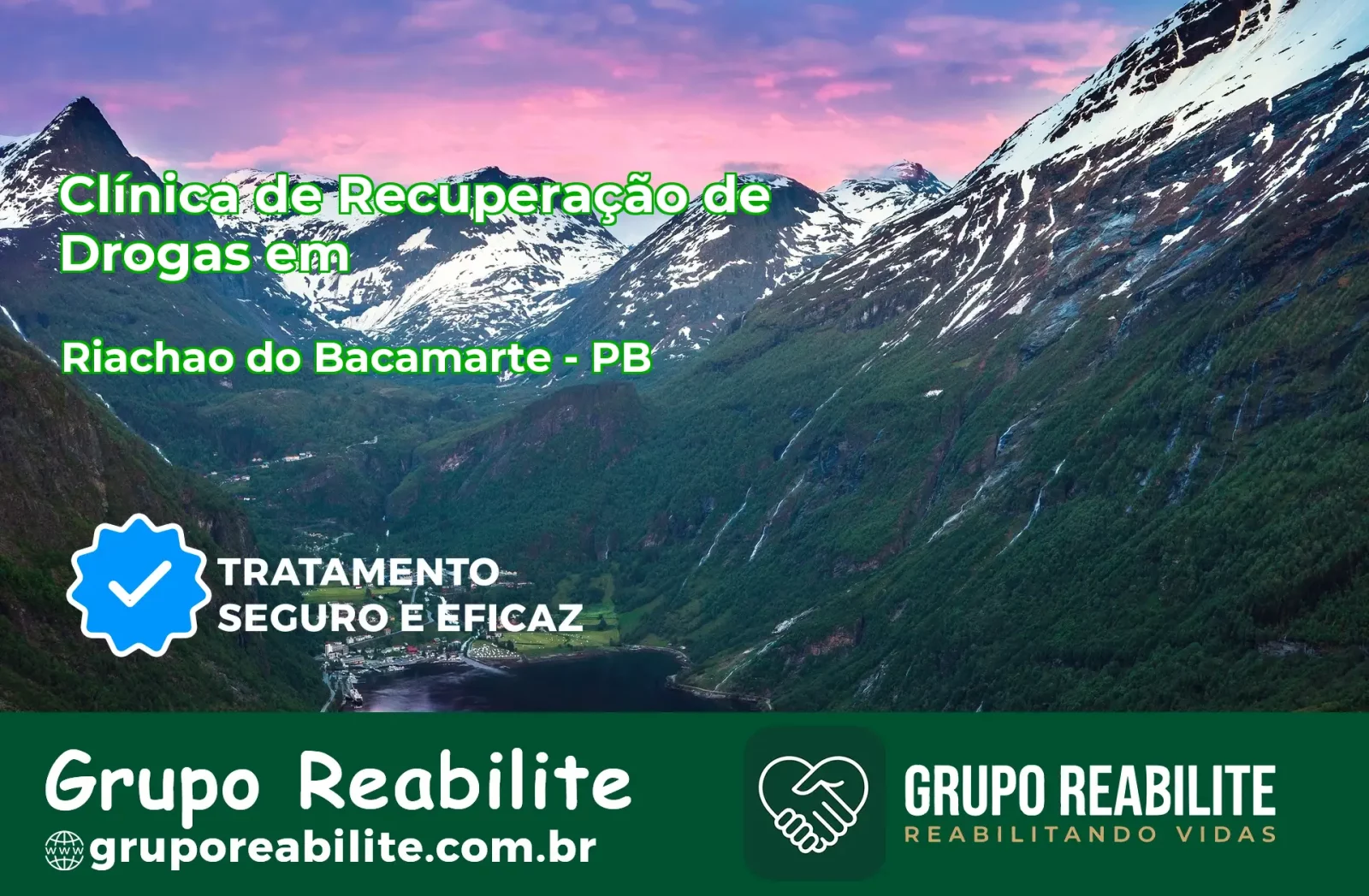 🚨 Clínica de Recuperação de Drogas em Riachão do Bacamarte - PB