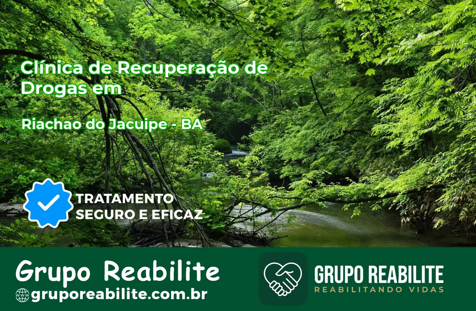 🚨 Clínica de Recuperação de Drogas em Riachão do Jacuípe - BA