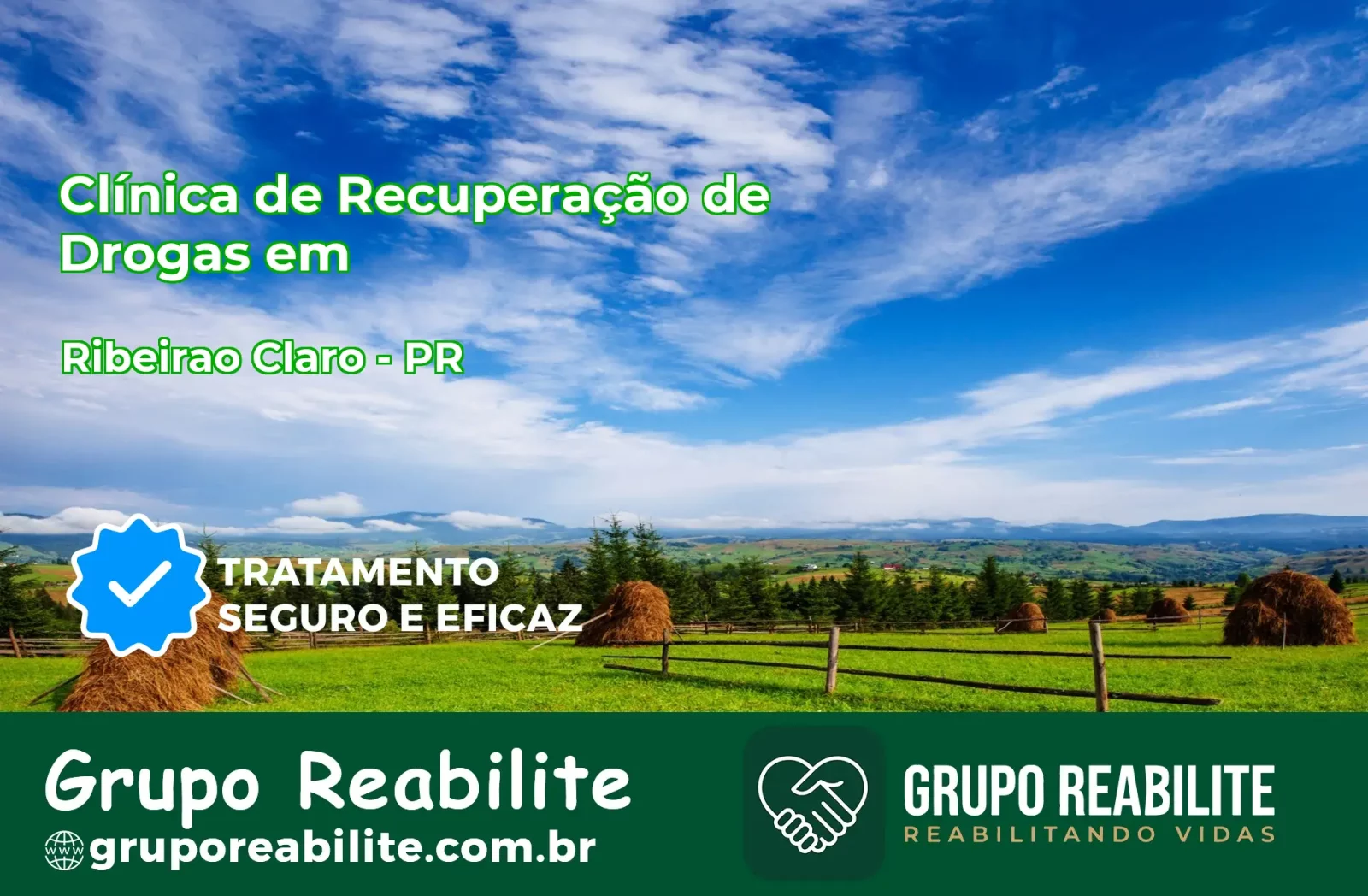 🚨 Clínica de Recuperação de Drogas em Ribeirão Claro - PR