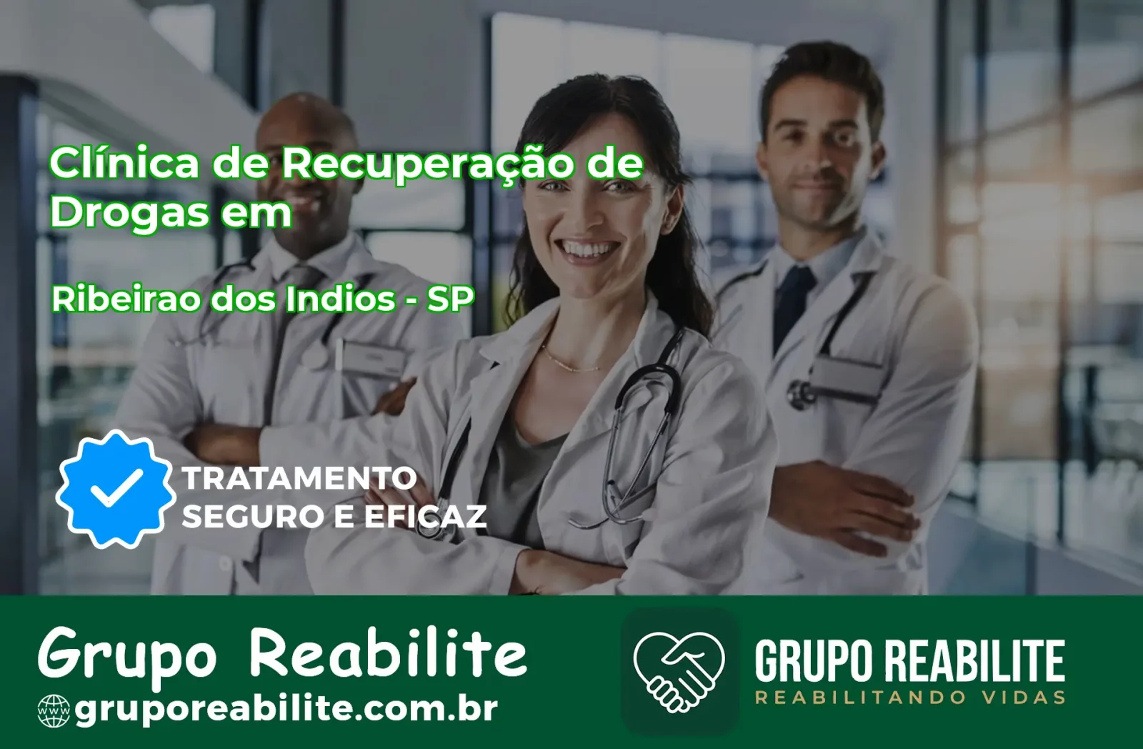 🚨 Clínica de Recuperação de Drogas em Ribeirão dos Índios - SP