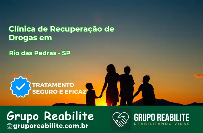 🚨 Clínica de Recuperação de Drogas em Rio das Pedras - SP