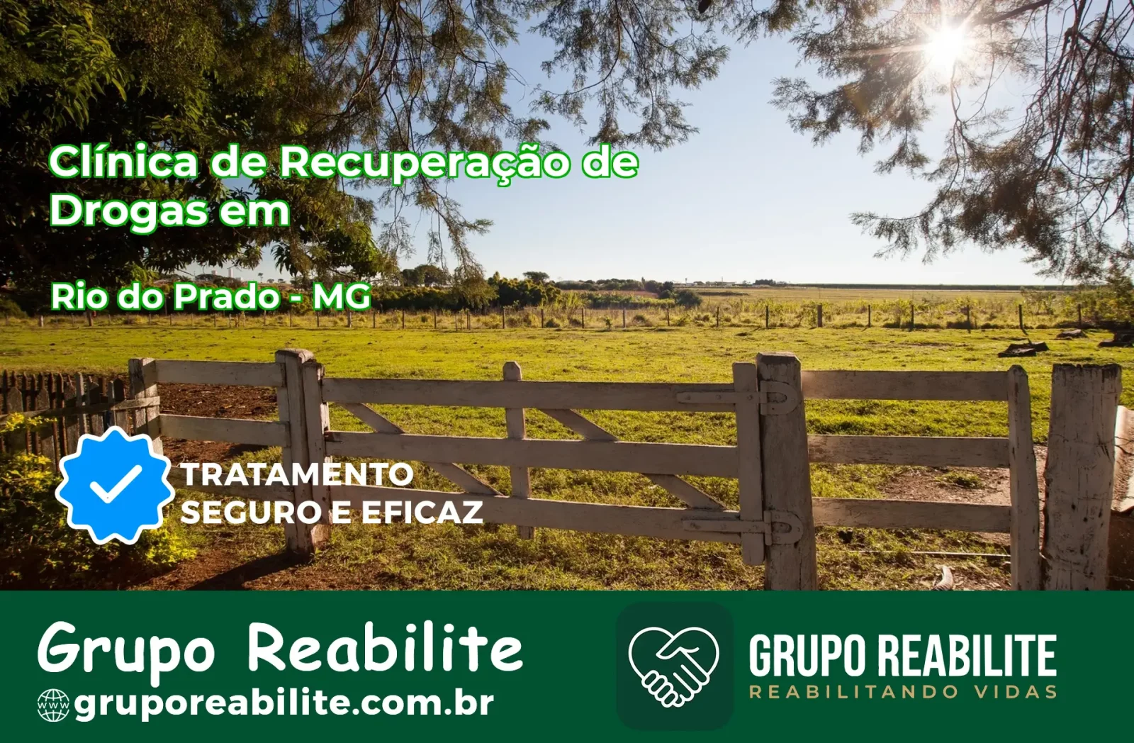 🚨 Clínica de Recuperação de Drogas em Rio do Prado - MG