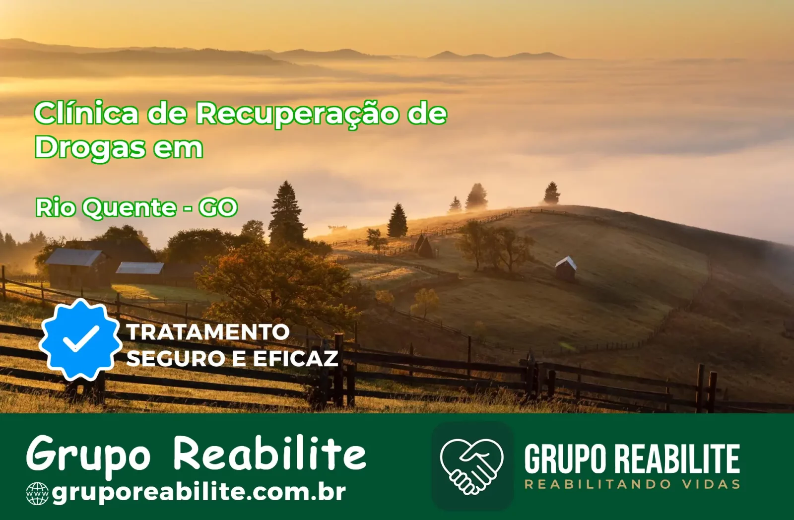 🚨 Clínica de Recuperação de Drogas em Rio Quente - GO