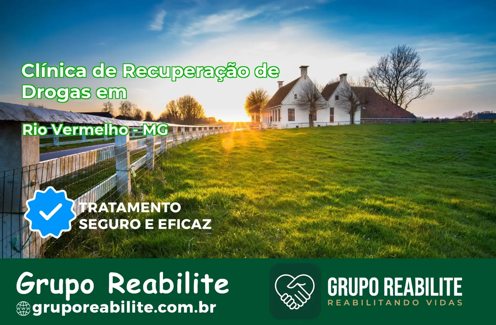 🚨 Clínica de Recuperação de Drogas em Rio Vermelho - MG