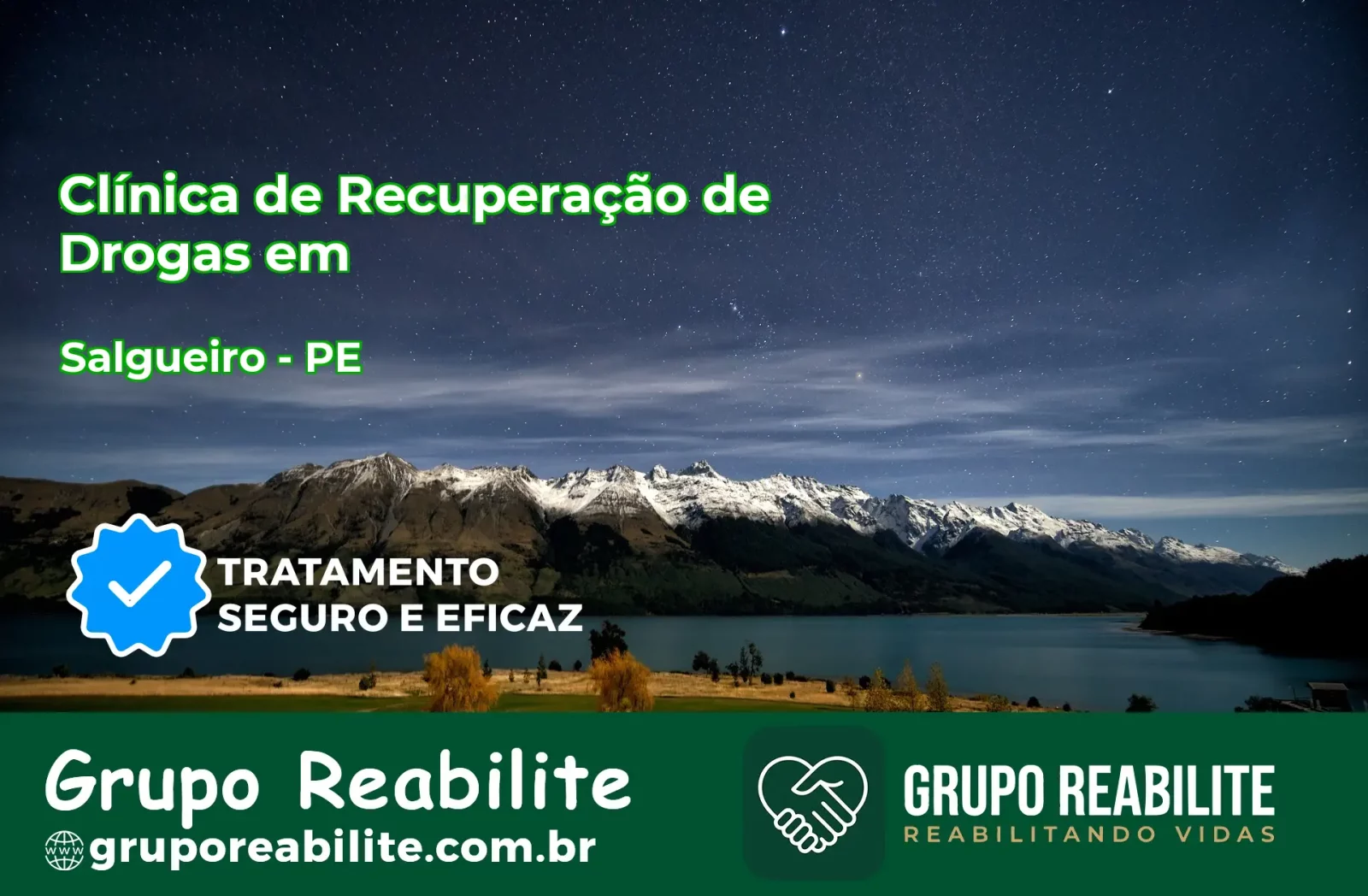 🚨 Clínica de Recuperação de Drogas em Salgueiro - PE