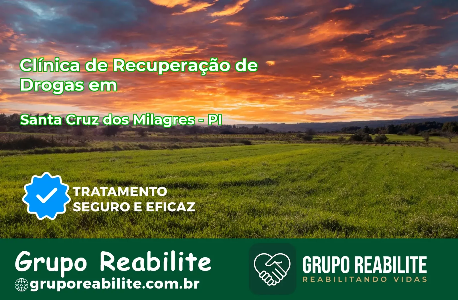 🚨 Clínica de Recuperação de Drogas em Santa Cruz dos Milagres - PI