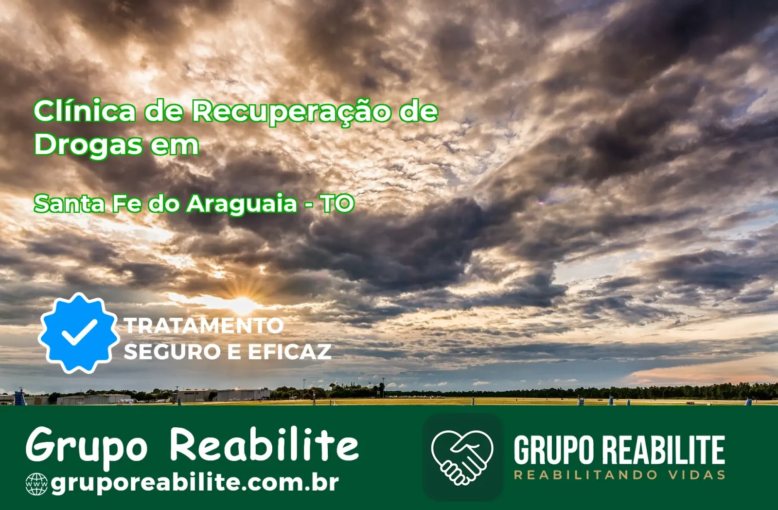 🚨 Clínica de Recuperação de Drogas em Santa Fé do Araguaia - TO