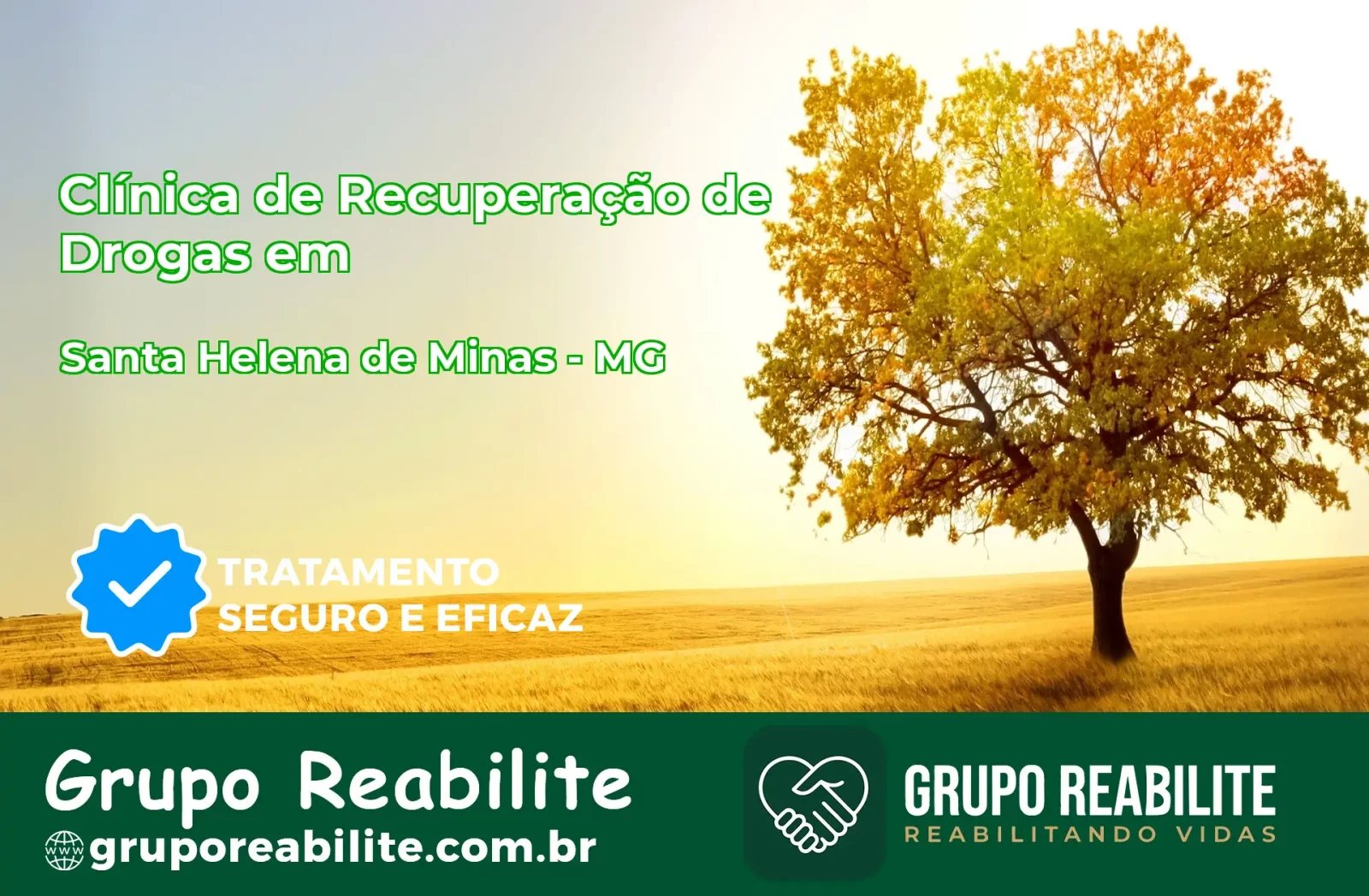 🚨 Clínica de Recuperação de Drogas em Santa Helena de Minas - MG