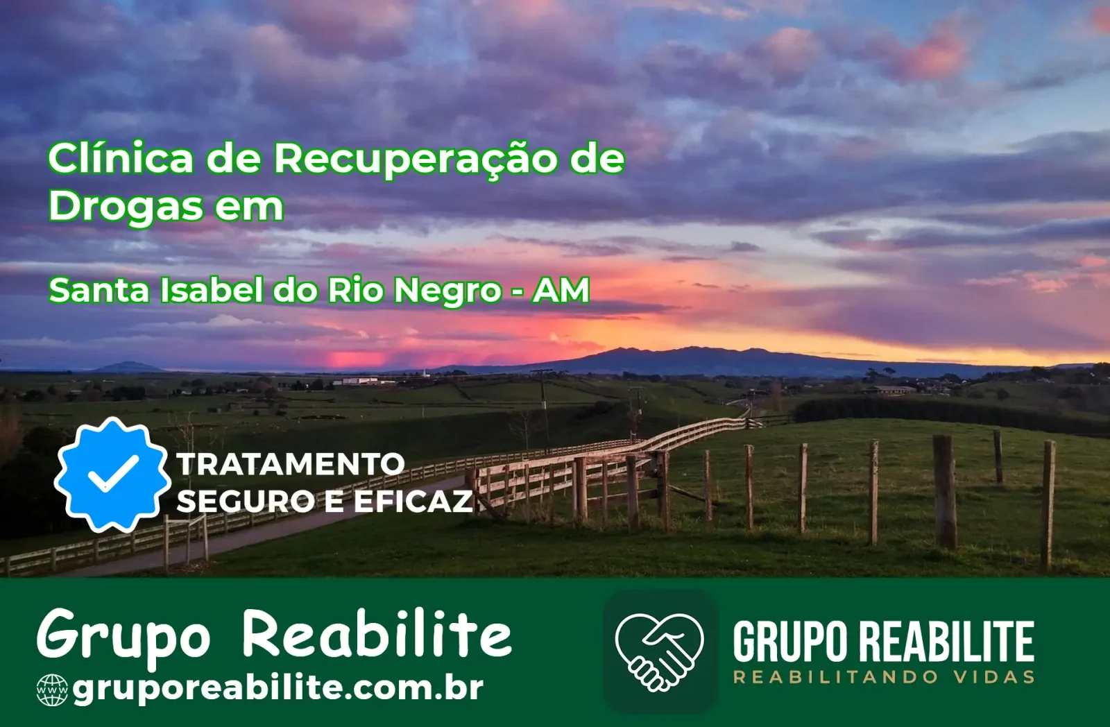 🚨 Clínica de Recuperação de Drogas em Santa Isabel do Rio Negro - AM