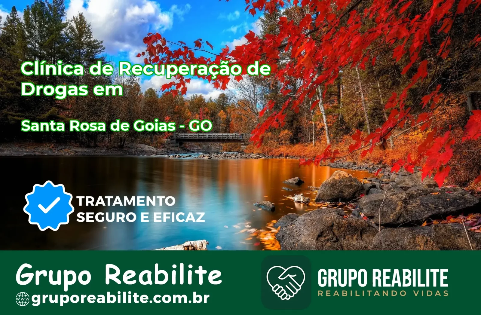 🚨 Clínica de Recuperação de Drogas em Santa Rosa de Goiás - GO