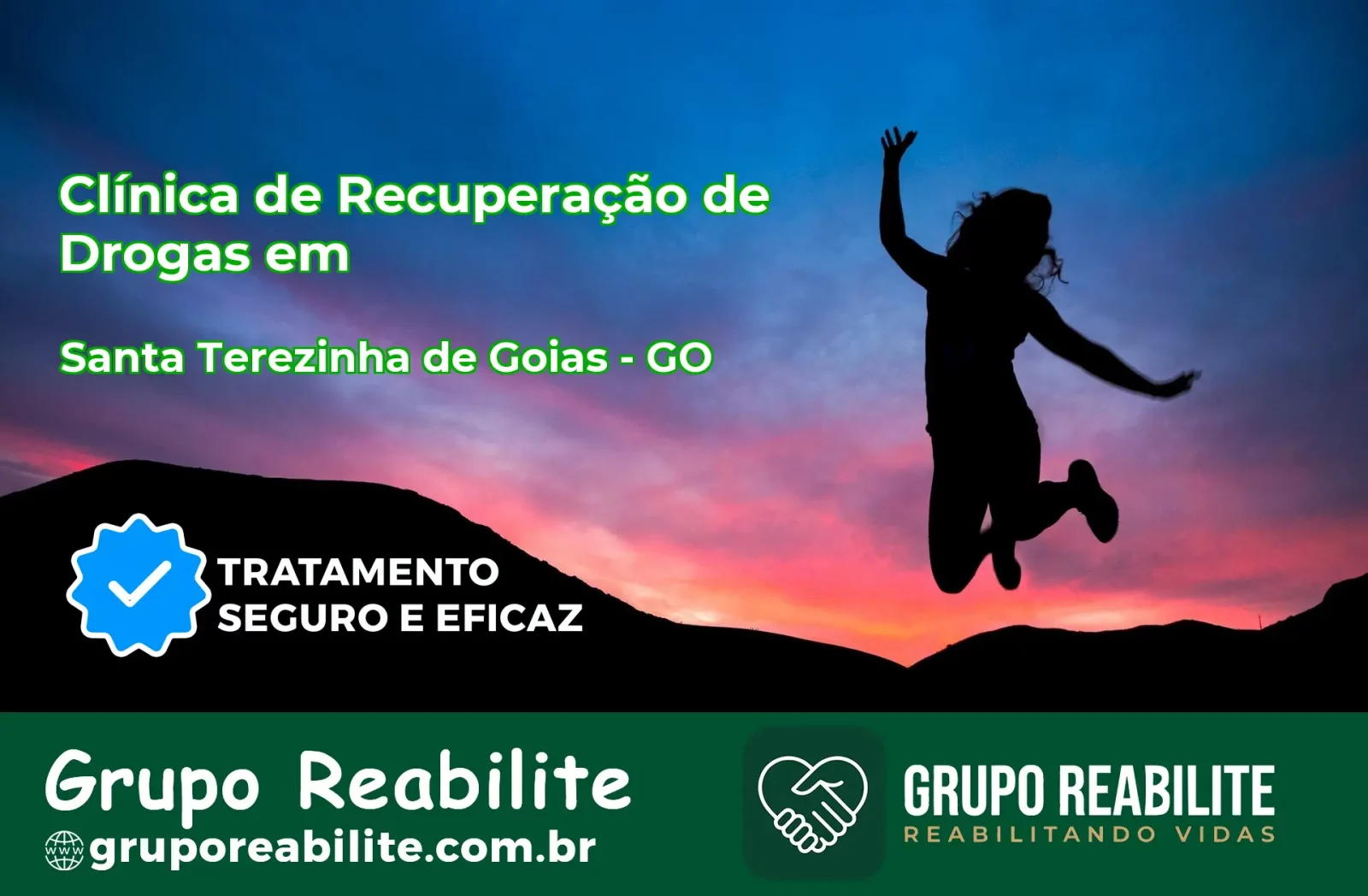 🚨 Clínica de Recuperação de Drogas em Santa Terezinha de Goiás - GO