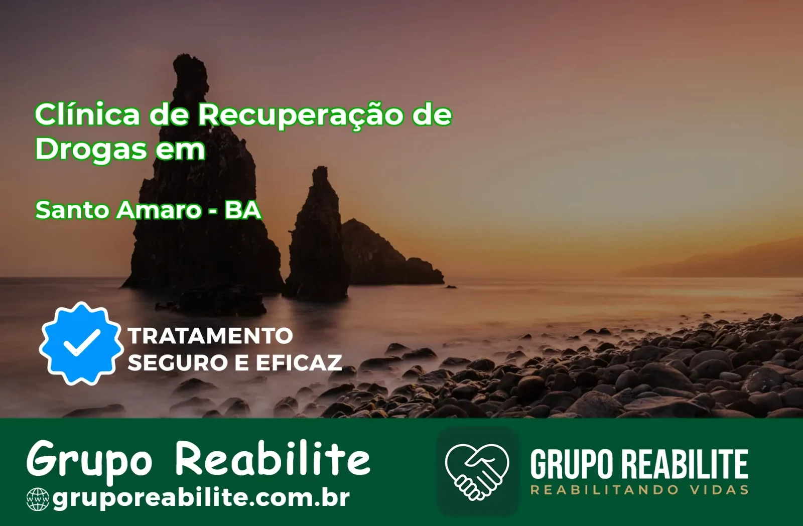 🚨 Clínica de Recuperação de Drogas em Santo Amaro - BA
