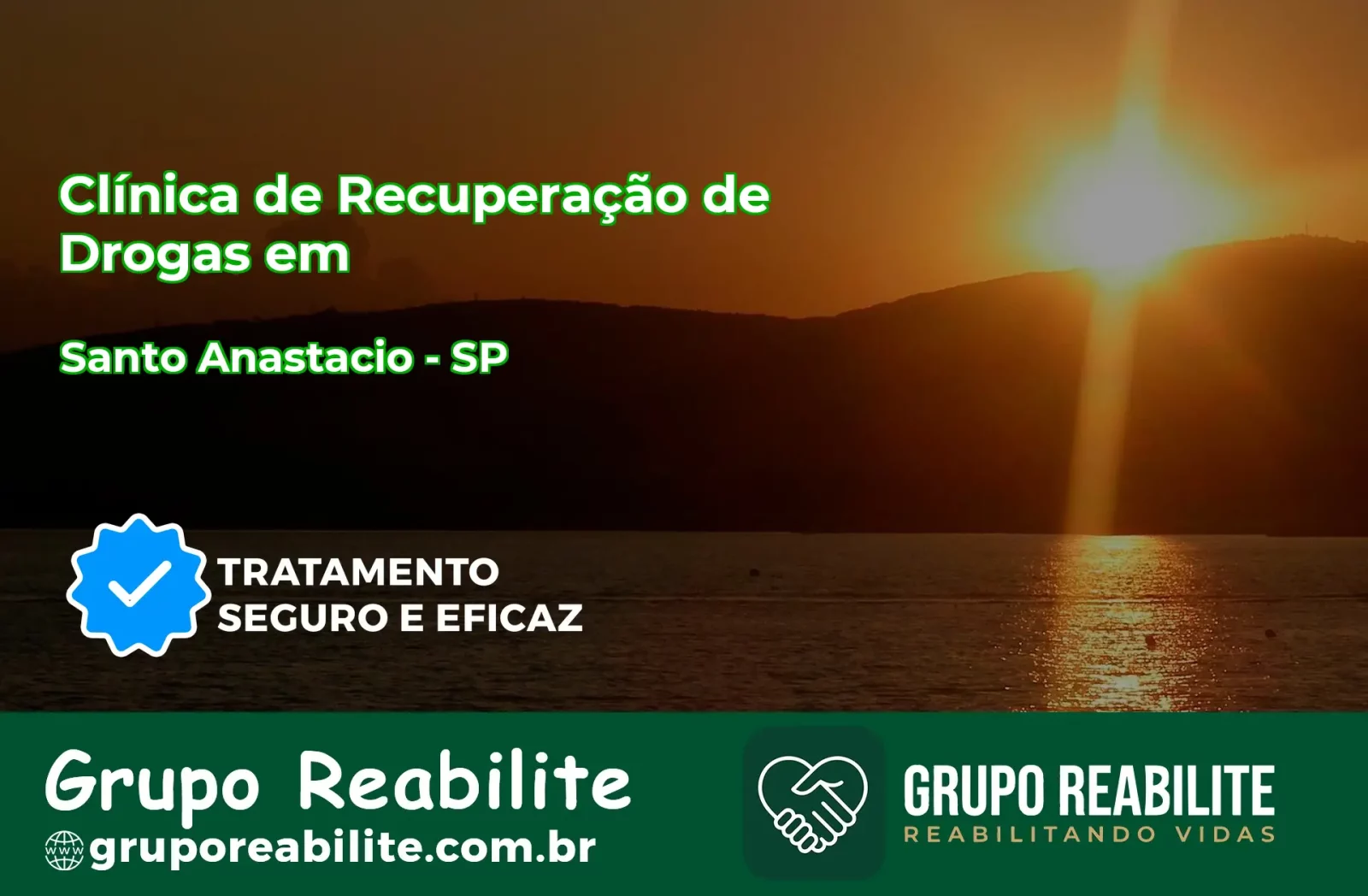 🚨 Clínica de Recuperação de Drogas em Santo Anastácio - SP