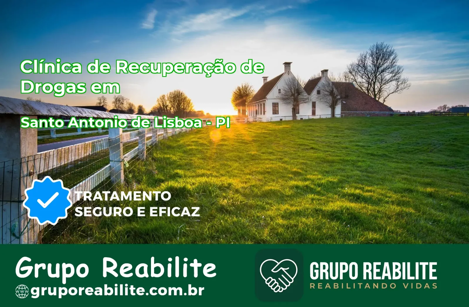 🚨 Clínica de Recuperação de Drogas em Santo Antônio de Lisboa - PI