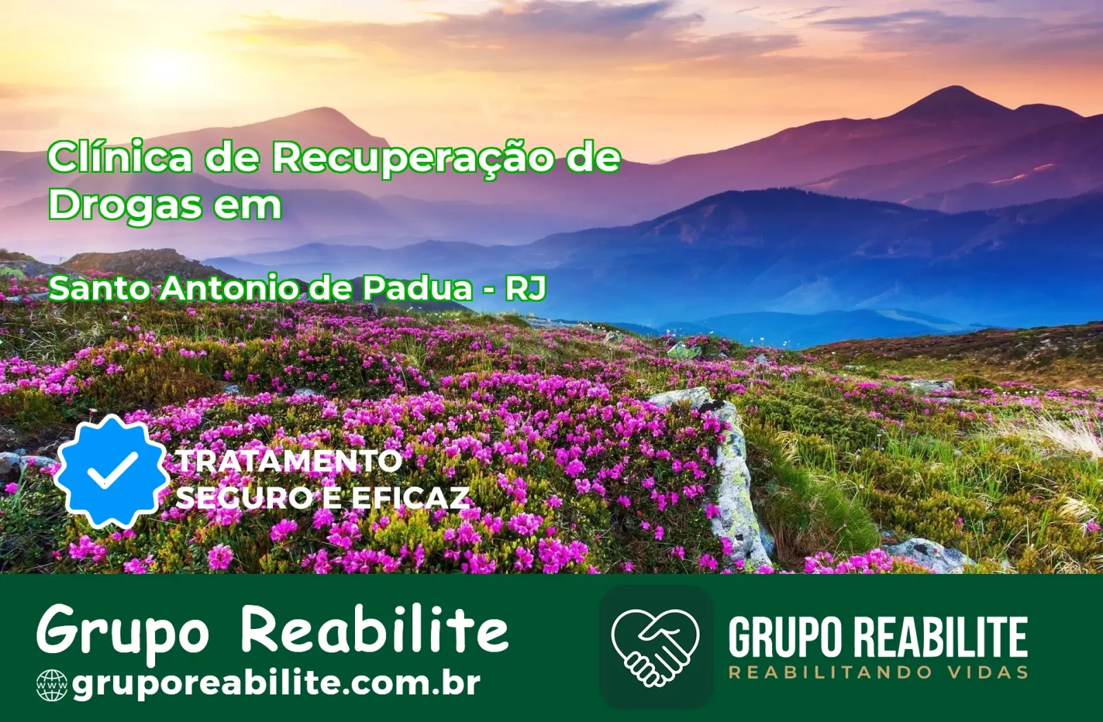 🚨 Clínica de Recuperação de Drogas em Santo Antônio de Pádua - RJ