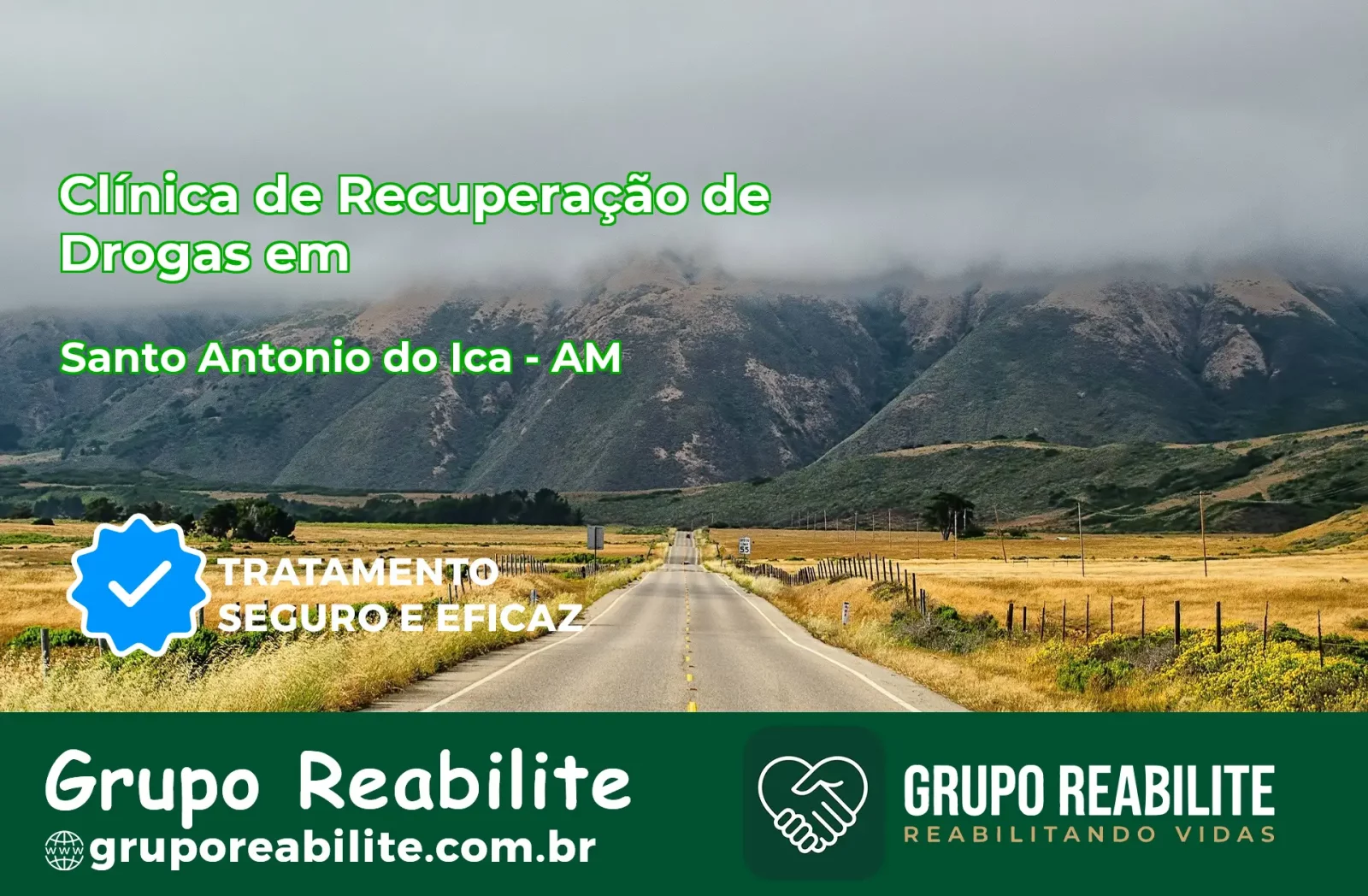 🚨 Clínica de Recuperação de Drogas em Santo Antônio do Içá - AM