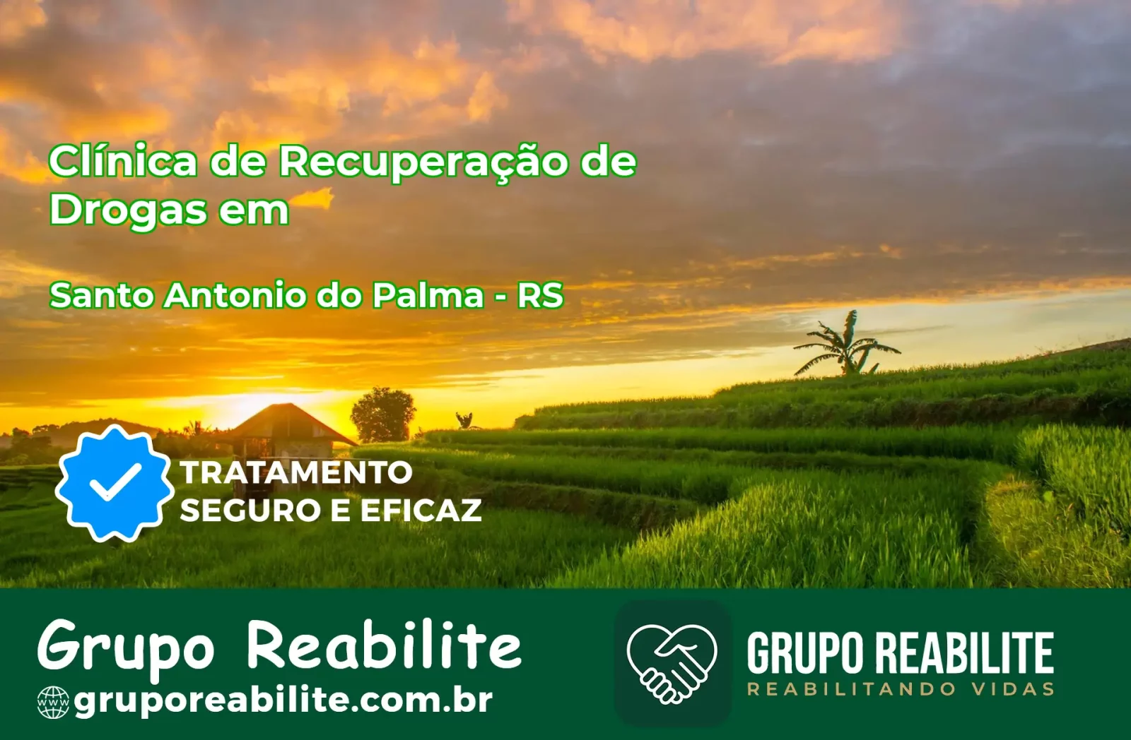 🚨 Clínica de Recuperação de Drogas em Santo Antônio do Palma - RS