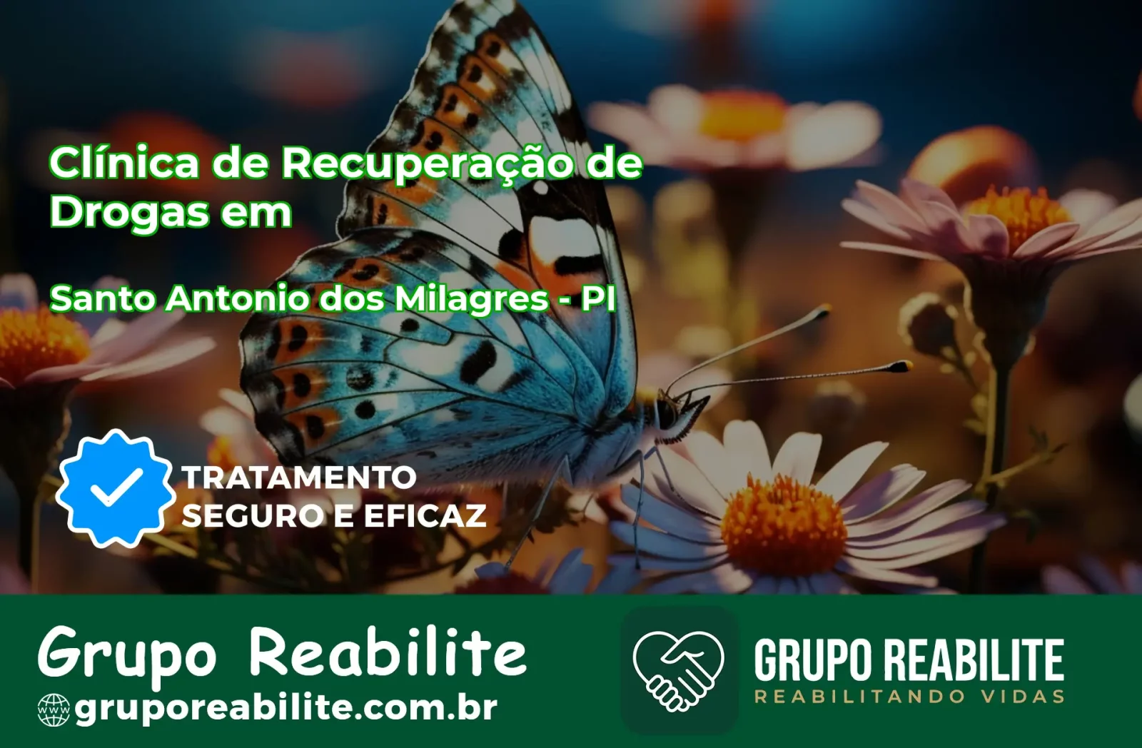 🚨 Clínica de Recuperação de Drogas em Santo Antônio dos Milagres - PI
