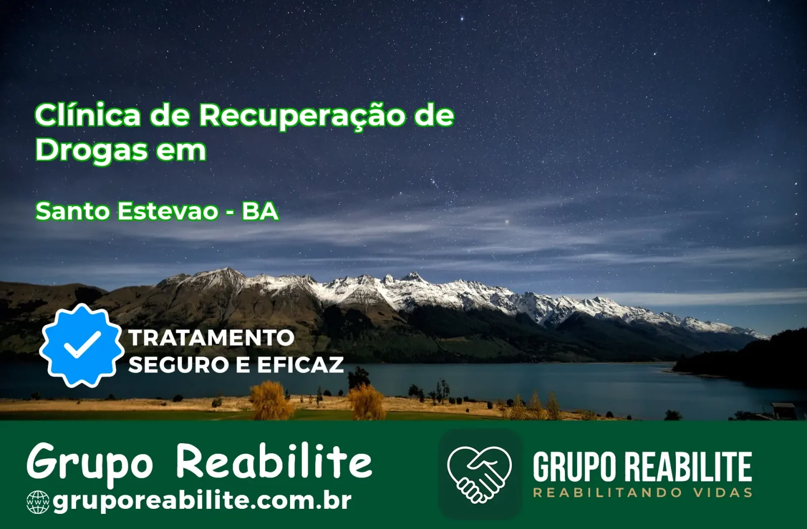 🚨 Clínica de Recuperação de Drogas em Santo Estêvão - BA