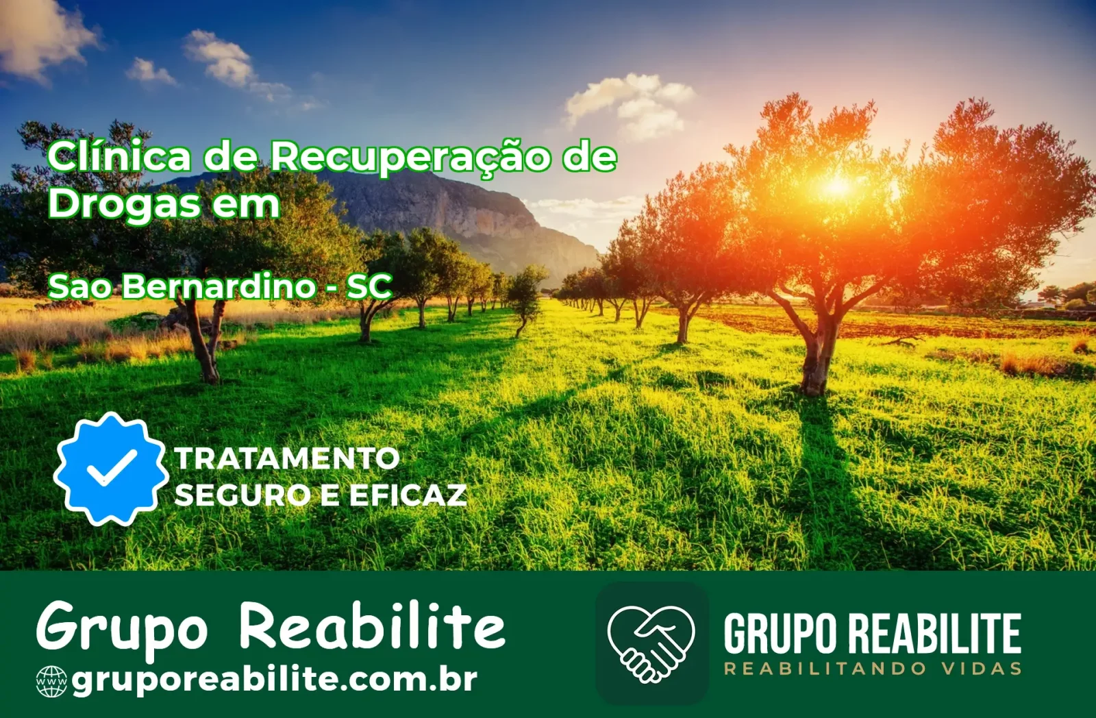 🚨 Clínica de Recuperação de Drogas em São Bernardino - SC