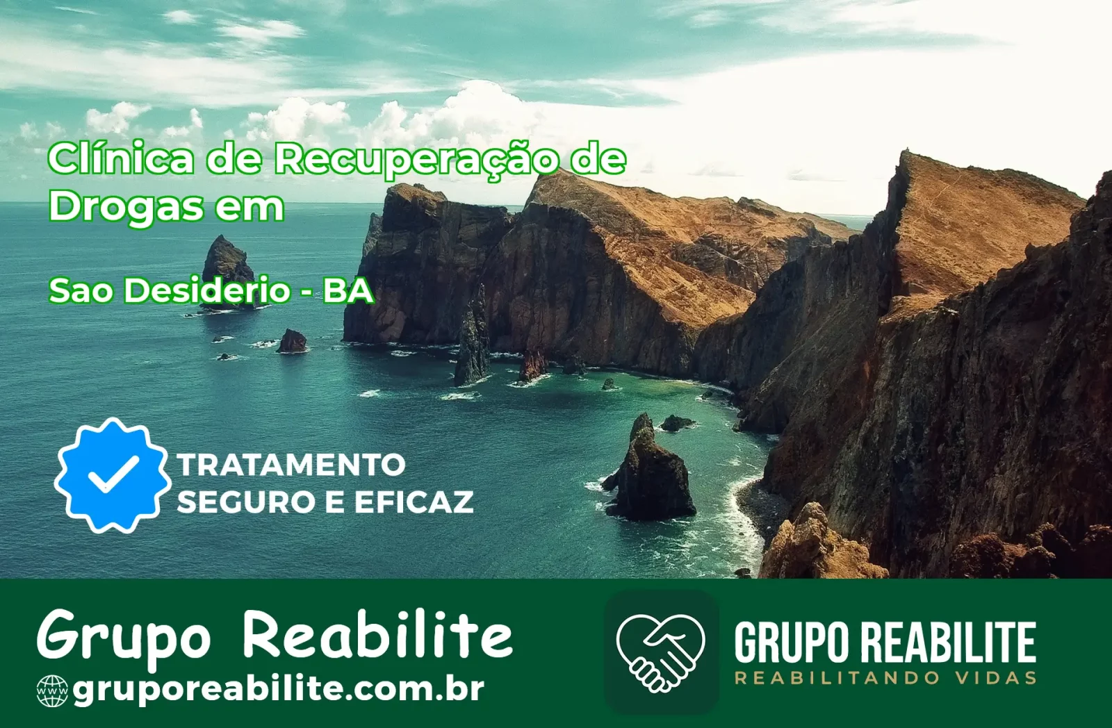 🚨 Clínica de Recuperação de Drogas em São Desidério - BA