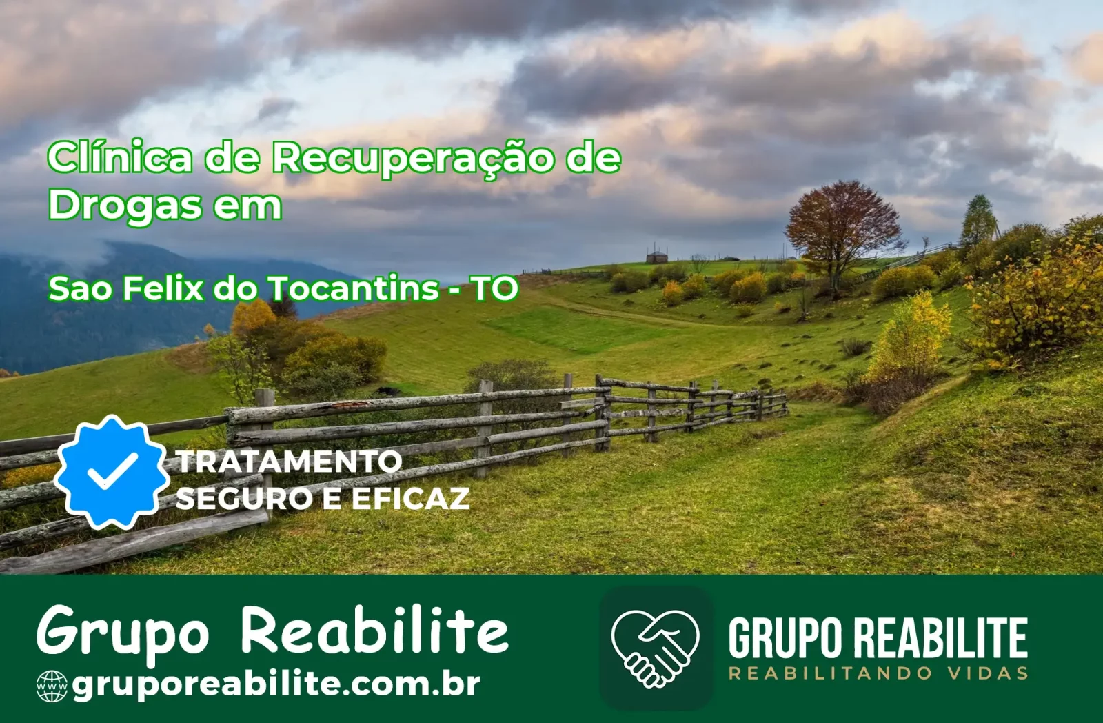 🚨 Clínica de Recuperação de Drogas em São Félix do Tocantins - TO