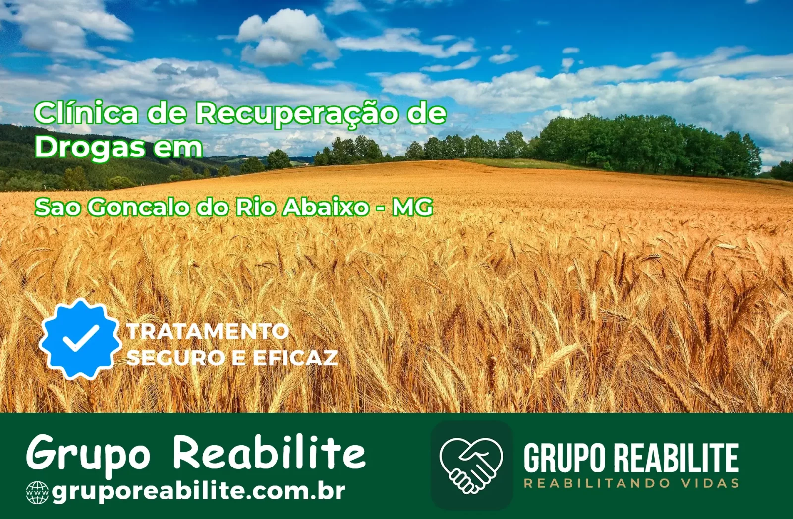 🚨 Clínica de Recuperação de Drogas em São Gonçalo do Rio Abaixo - MG