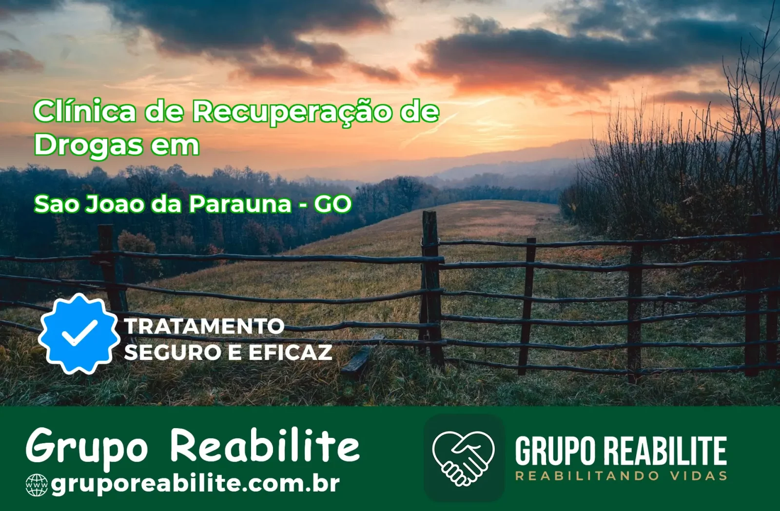🚨 Clínica de Recuperação de Drogas em São João da Paraúna - GO