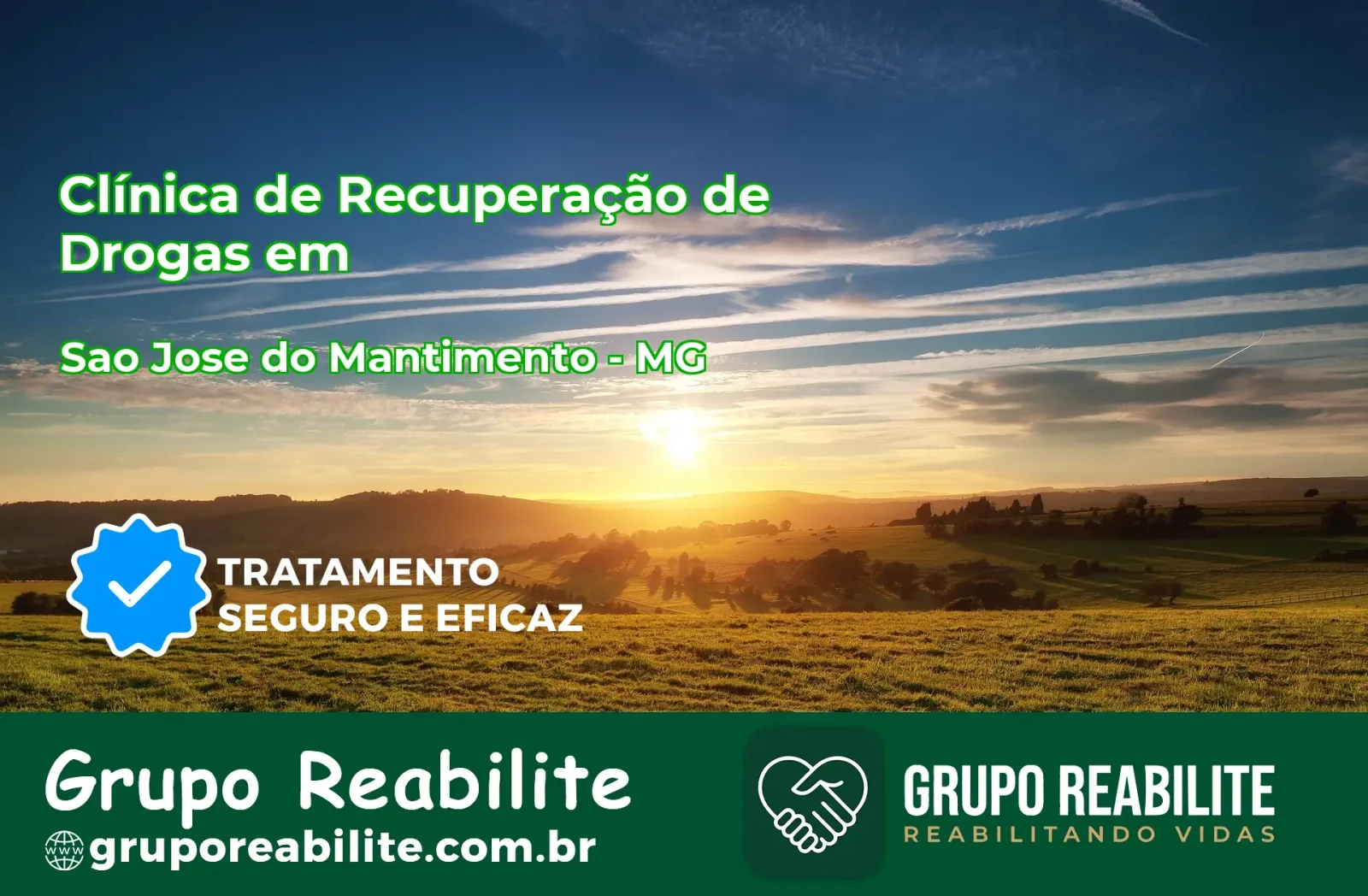 🚨 Clínica de Recuperação de Drogas em São José do Mantimento - MG