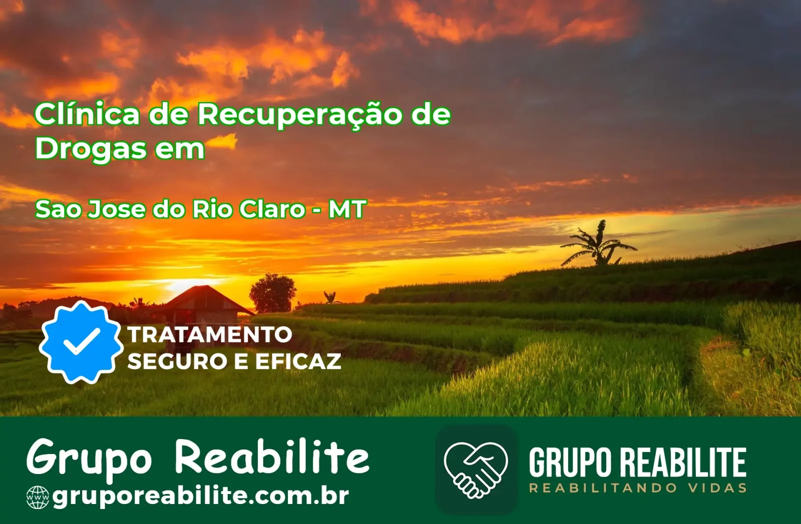 🚨 Clínica de Recuperação de Drogas em São José do Rio Claro - MT