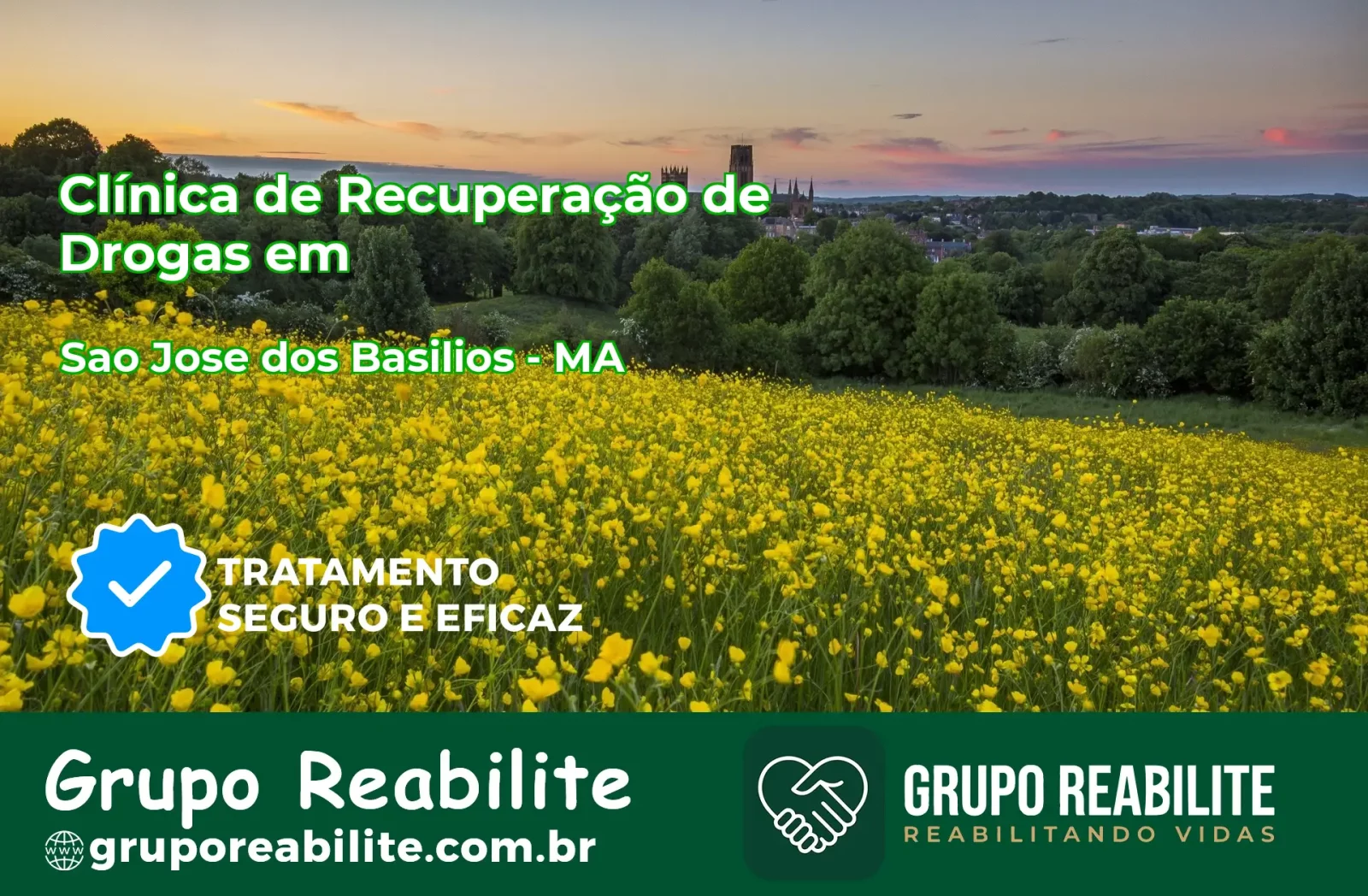 🚨 Clínica de Recuperação de Drogas em São José dos Basílios - MA