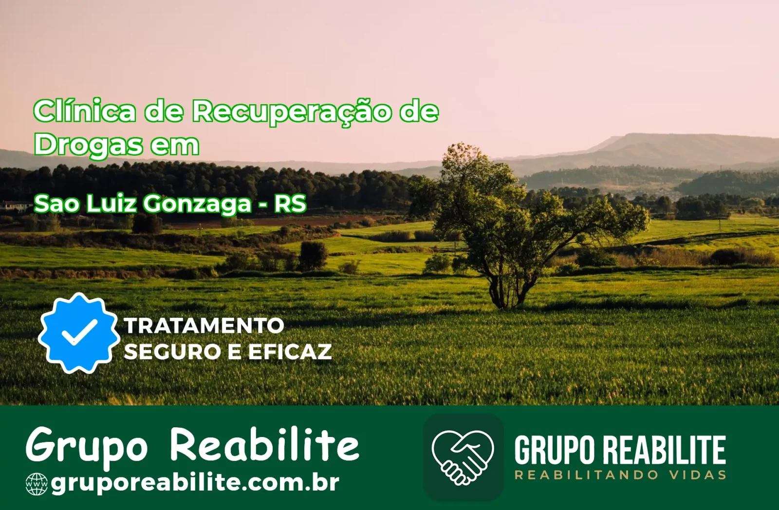 🚨 Clínica de Recuperação de Drogas em São Luiz Gonzaga - RS
