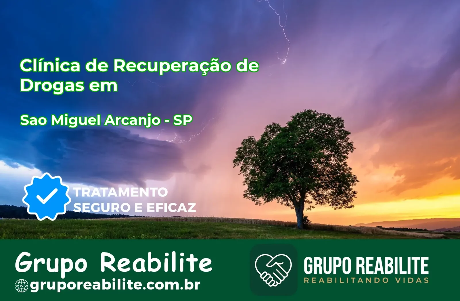 🚨 Clínica de Recuperação de Drogas em São Miguel Arcanjo - SP