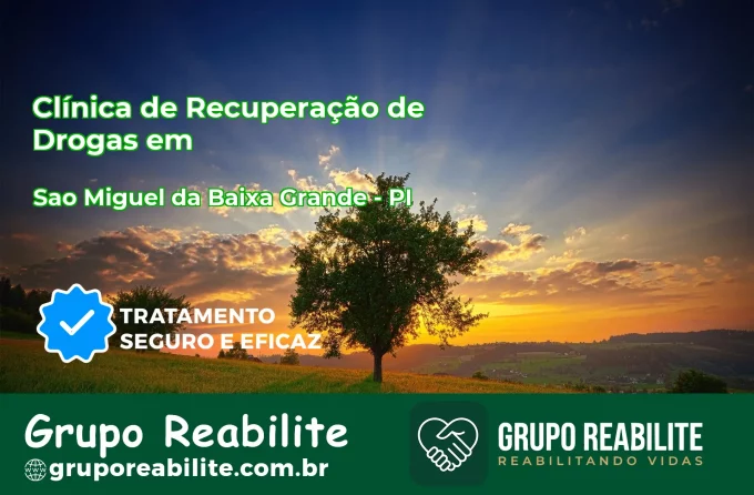 🚨 Clínica de Recuperação de Drogas em São Miguel da Baixa Grande - PI
