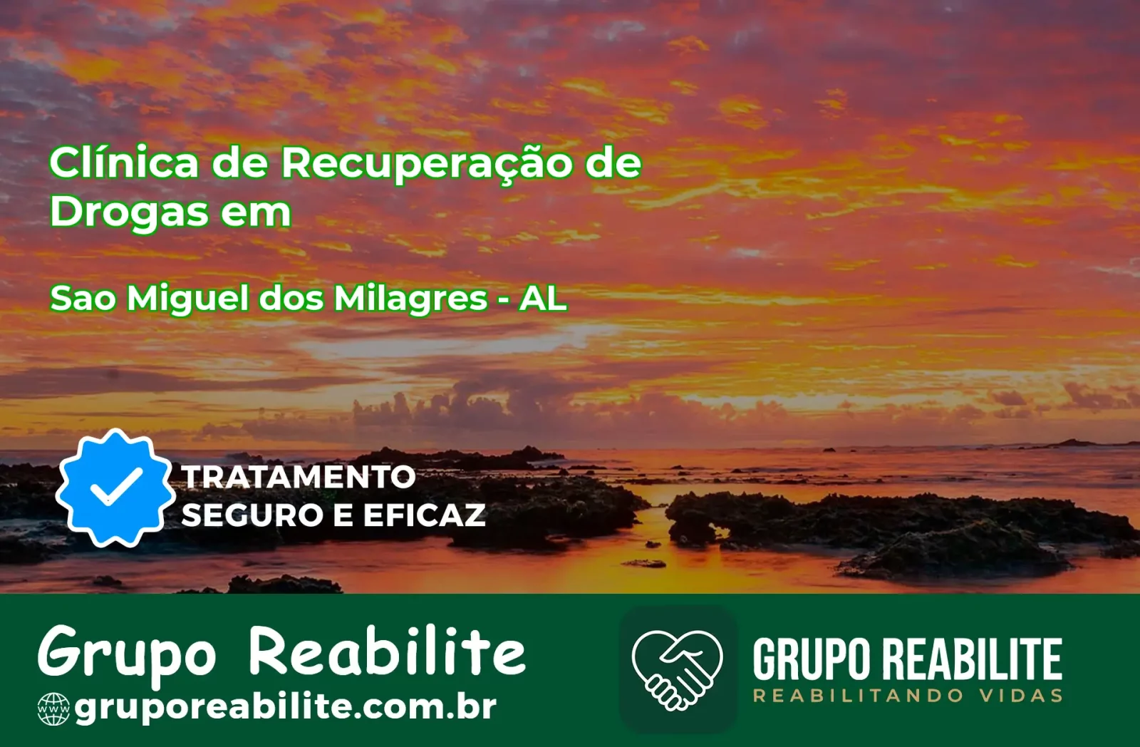 🚨 Clínica de Recuperação de Drogas em São Miguel dos Milagres - AL