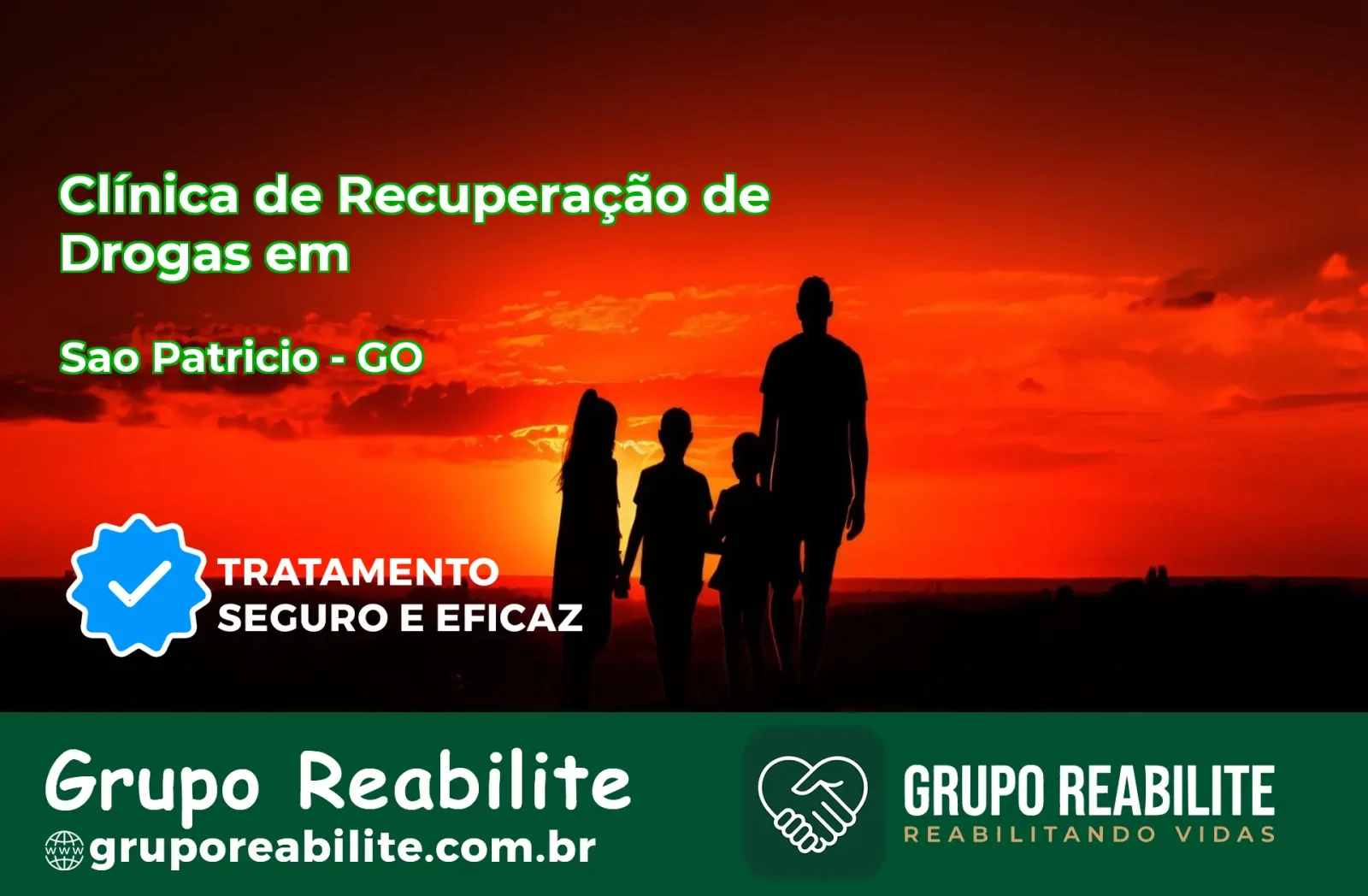 🚨 Clínica de Recuperação de Drogas em São Patrício - GO