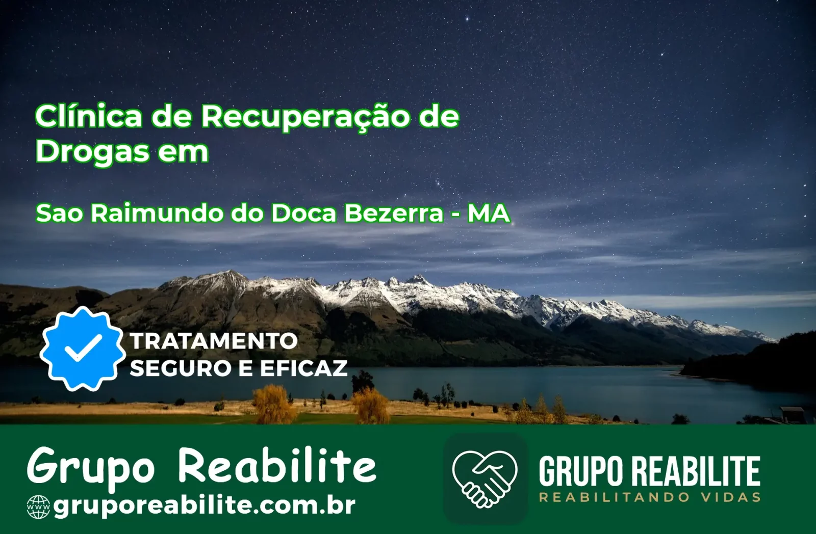🚨 Clínica de Recuperação de Drogas em São Raimundo do Doca Bezerra - MA