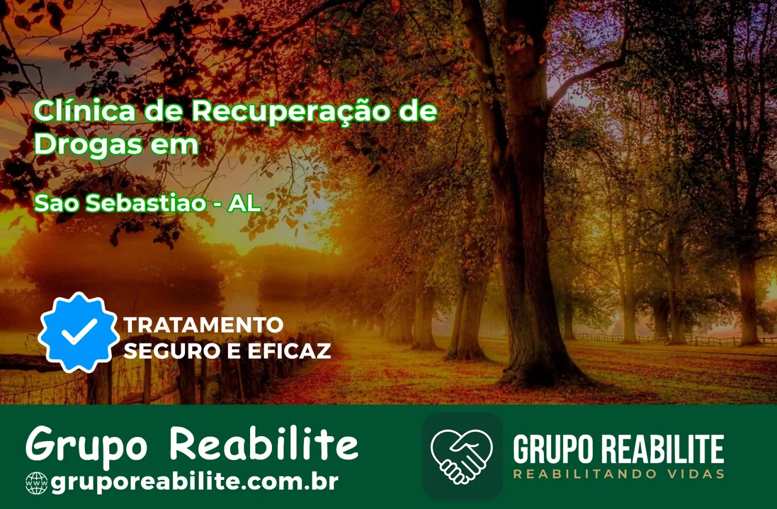 🚨 Clínica de Recuperação de Drogas em São Sebastião - AL