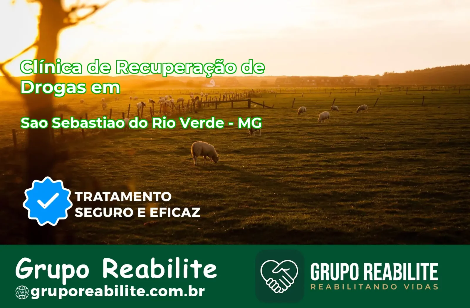 🚨 Clínica de Recuperação de Drogas em São Sebastião do Rio Verde - MG