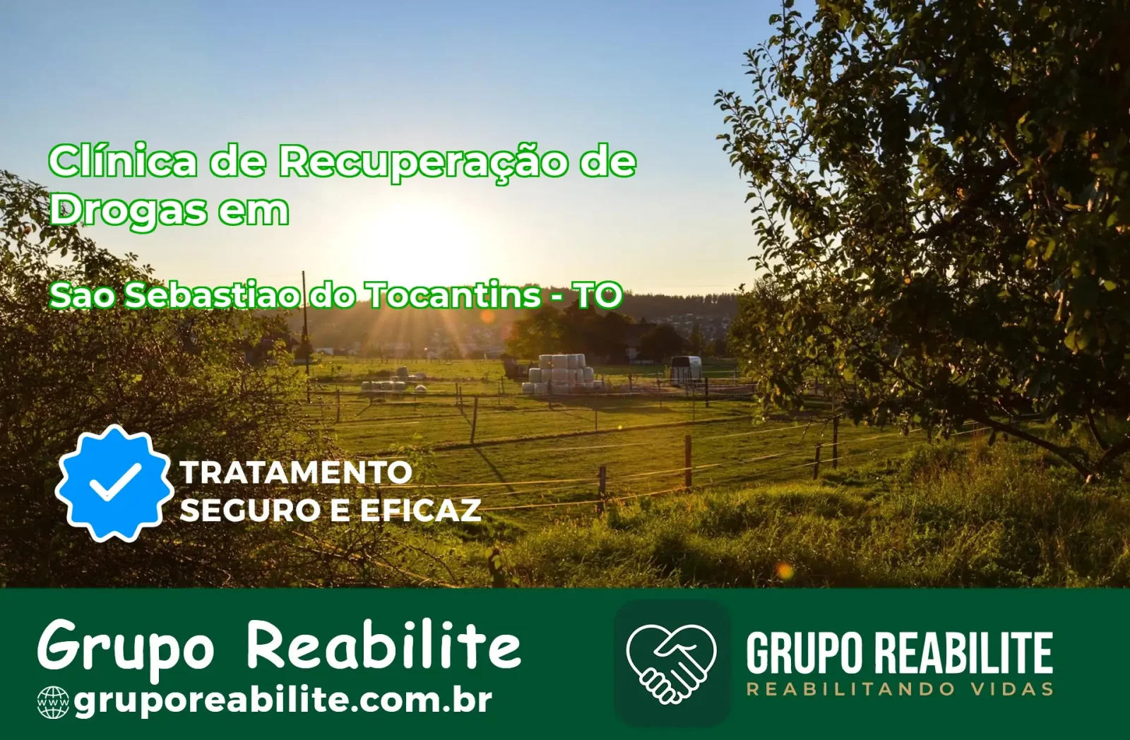 🚨 Clínica de Recuperação de Drogas em São Sebastião do Tocantins - TO